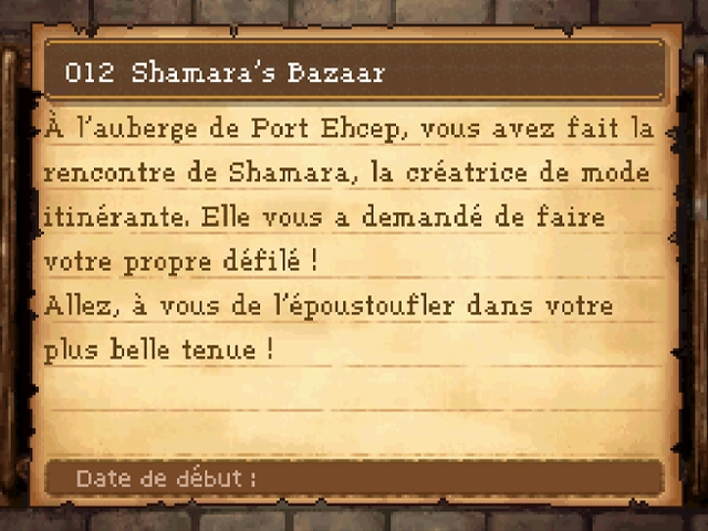 Quête : Shamara's Bazaar